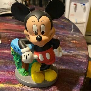 Vintage Walt Disney  Micky Mouse Piggy Bank